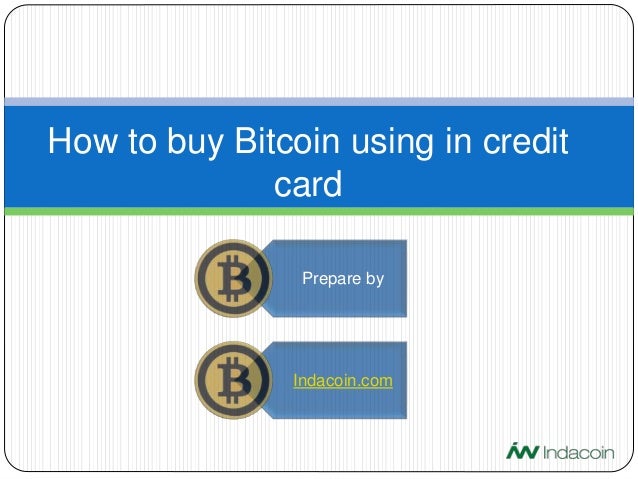 How To Buy Bitcoin Using In Credit Card - 
